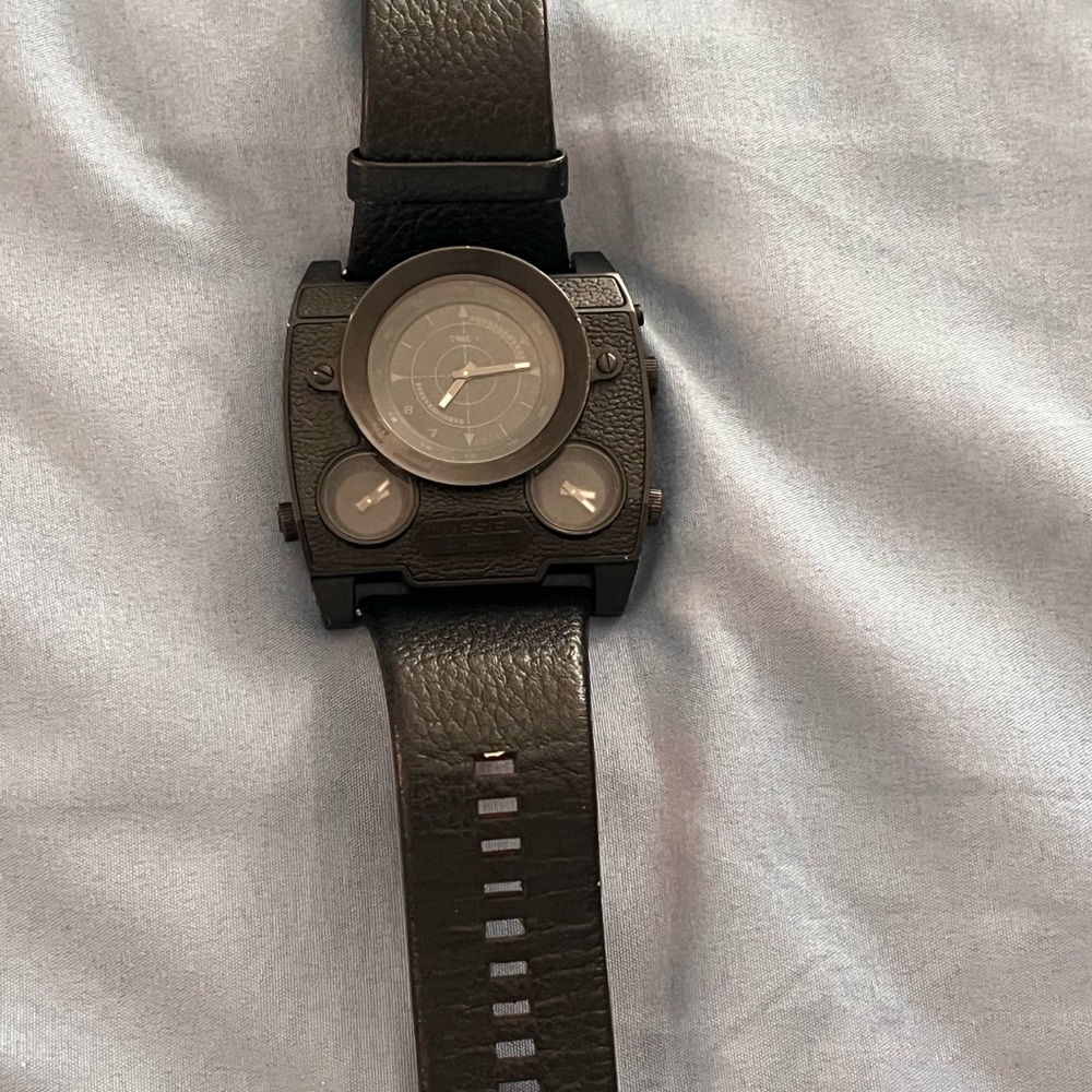 Diesel Black Multifunction Men's Analog Watch -